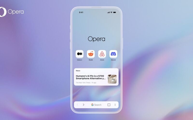 Opera’s AI-focused web browser One is now on iOS