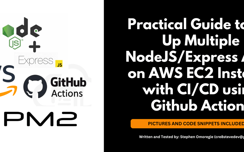 Practical Guide to Set Up Multiple NodeJS Apps on AWS EC2 Instance with Automatic Deployment using GitHub Actions (Screenshots)