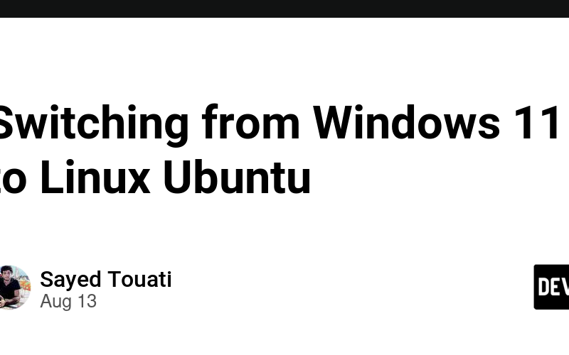 Switching from Windows 11 to Linux Ubuntu