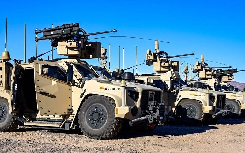 The Marines are testing its mobile drone-killing machine, equipped with Stinger missiles and machine gun turrets, for full deployment