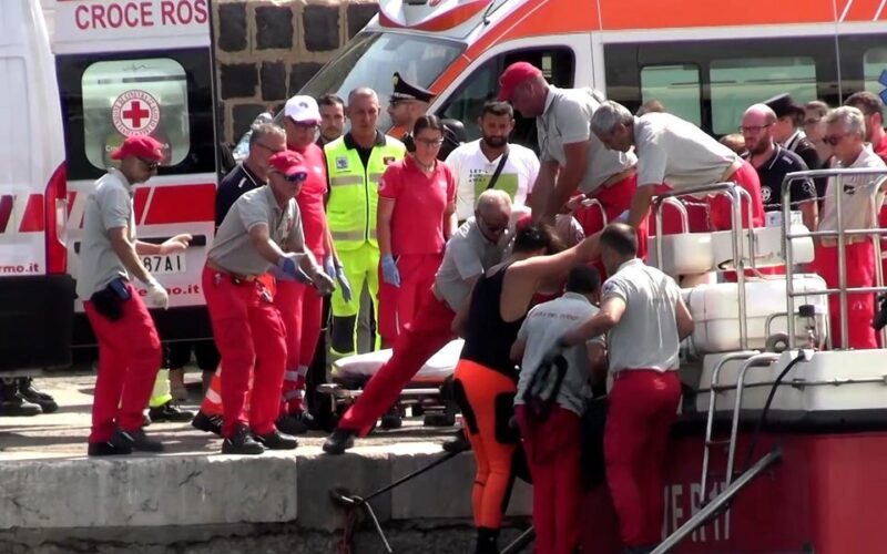 Tornado sinks superyacht, rescuers search for survivors off Italian coast