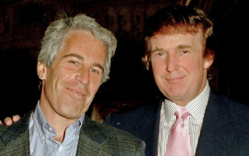 Trump spent the weekend flying around America on a plane previously owned by Jeffrey Epstein