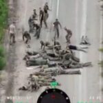 Ukrainian releases video of Russian troops surrendering after a surprise attack