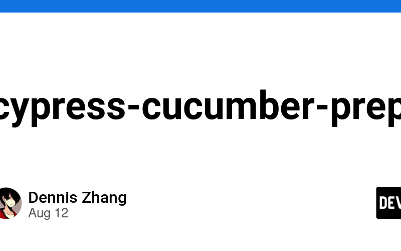 cypress-cucumber-preprocessor