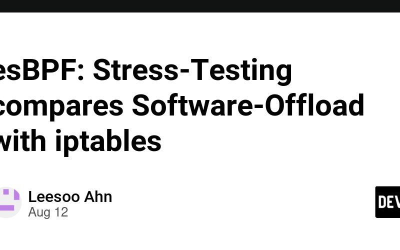 esBPF: Stress-Testing compares Software-Offload with iptables