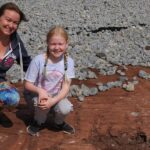 A 10-year-old girl found 220-million-year-old dinosaur footprints on the beach