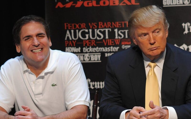 A history of Donald Trump and Mark Cuban's 'love-hate relationship'