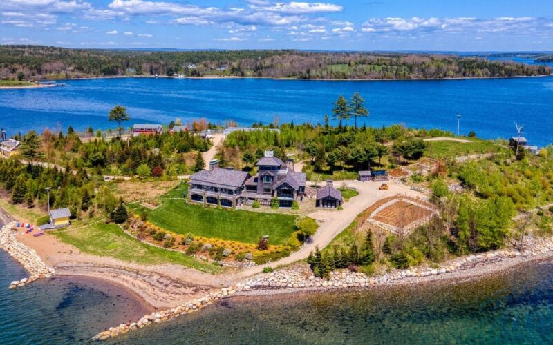 A self-sustaining private island in Canada that can only be reached by boat or helicopter is for sale