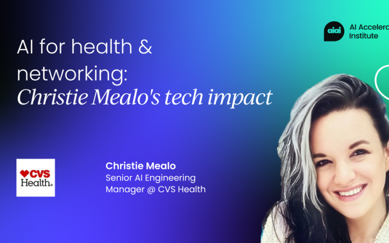 AI for health & networking: Christie Mealo's tech impact