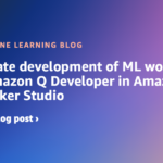 Accelerate development of ML workflows with Amazon Q Developer in Amazon SageMaker Studio | Amazon Web Services