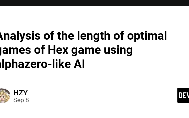 Analysis of the length of optimal games of Hex game using alphazero-like AI