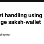 Budget handling using npm package saksh-wallet