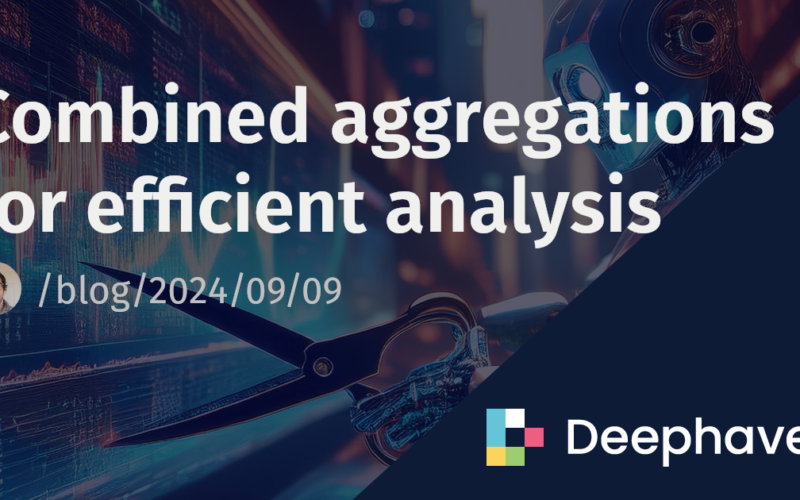 Combined aggregations for efficient analysis | Deephaven