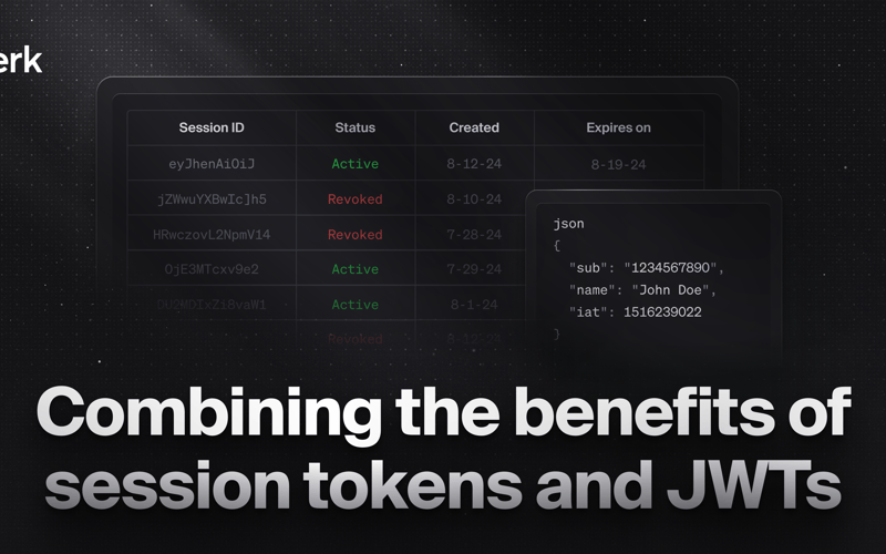 Combining the benefits of session tokens and JWTs