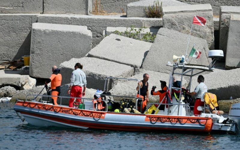 Crew member on watch duty on Mike Lynch's yacht says he was 'walking on the walls' of the boat as he tried to save passengers