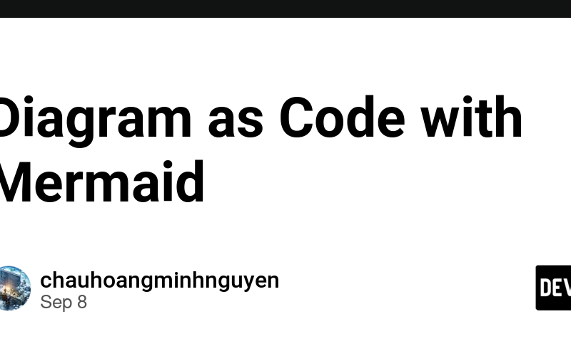 Diagram as Code with Mermaid