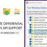 Enable Remote Differential Compression API Support in Windows 11