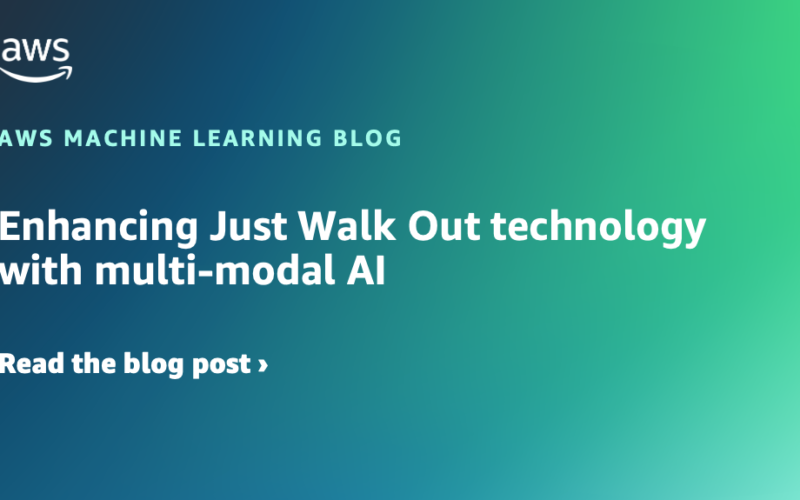 Enhancing Just Walk Out technology with multi-modal AI | Amazon Web Services