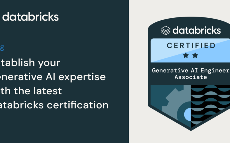 Establish your Generative AI expertise with the latest Databricks certification