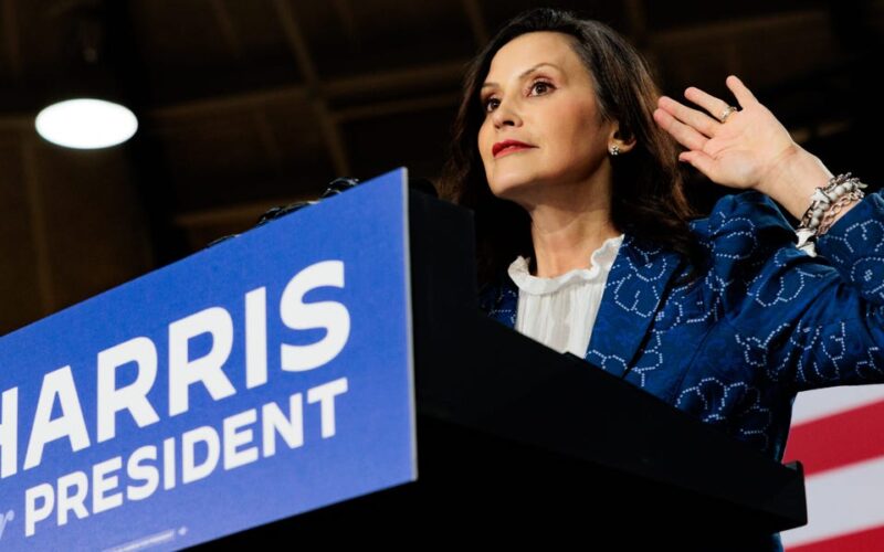 Gretchen Whitmer pushes back against polls showing Kamala Harris with sizable leads in Michigan: 'It's just not true'