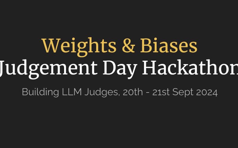 Hackathon Judge - Weights & Biases LLM-Evaluator Hackathon