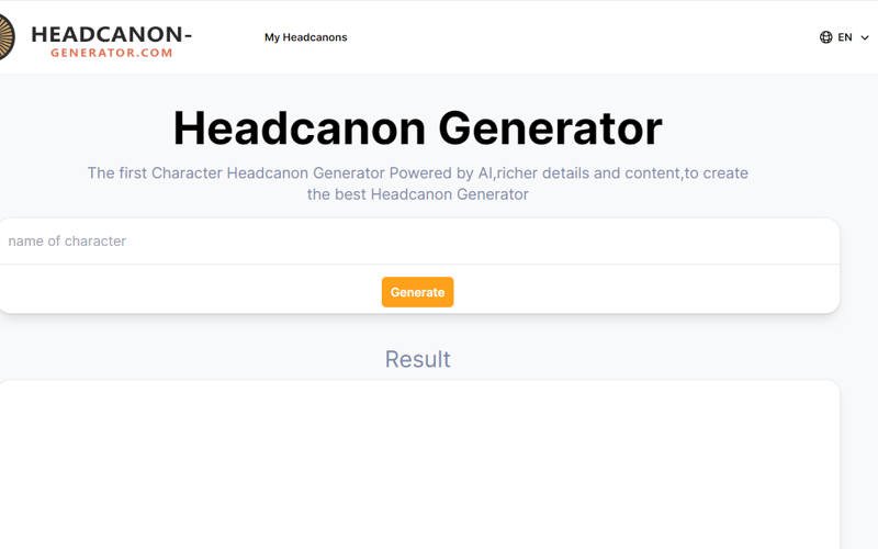 I created a headcanon generator using Next.js and GPT