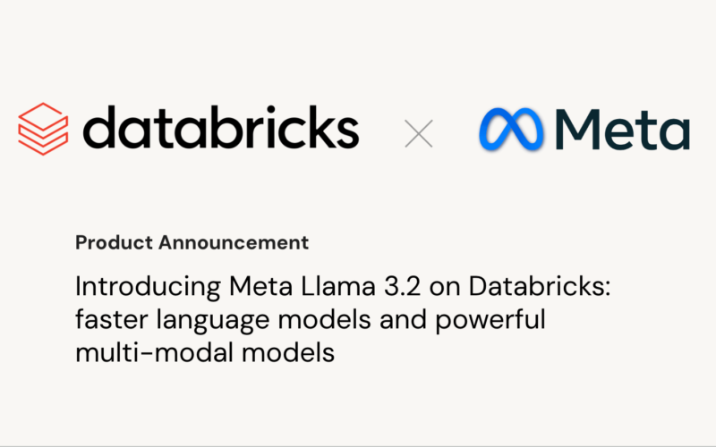 Introducing Meta Llama 3.2 on Databricks: faster language models and powerful multi-modal models