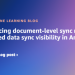 Introducing document-level sync reports: Enhanced data sync visibility in Amazon Kendra | Amazon Web Services