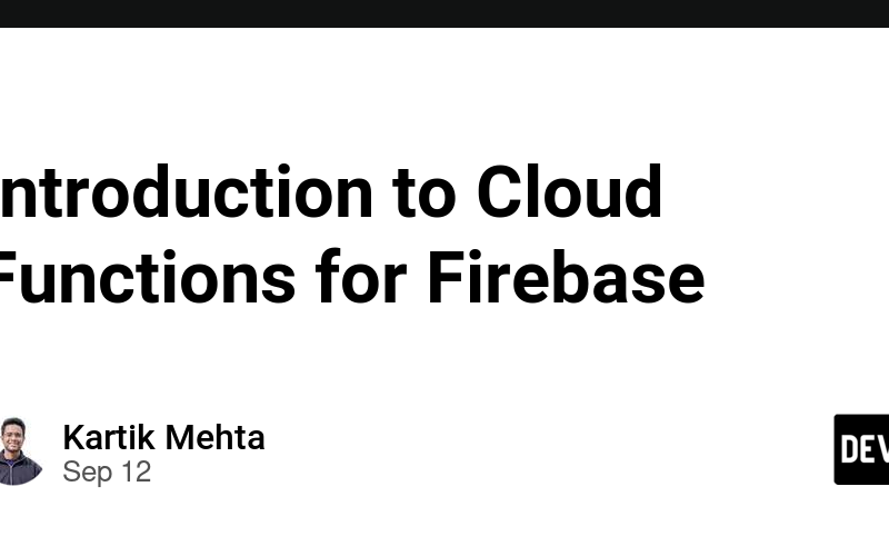 Introduction to Cloud Functions for Firebase