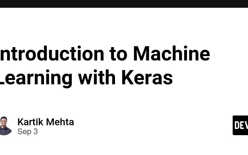 Introduction to Machine Learning with Keras