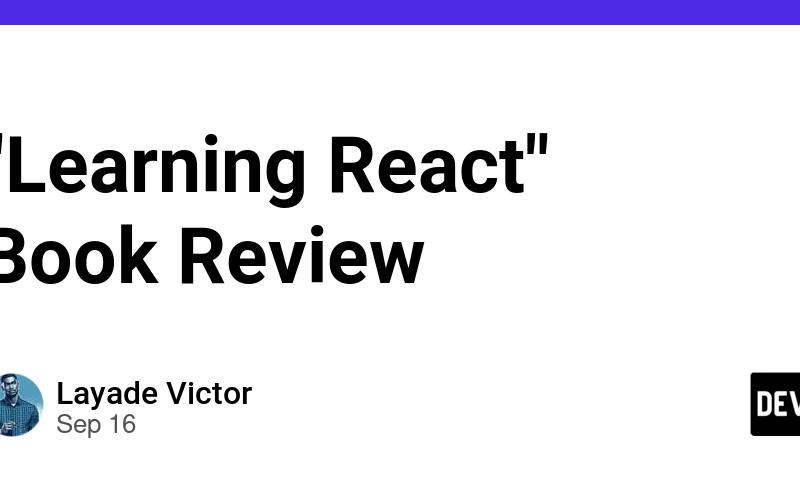 “Learning React” Book Review