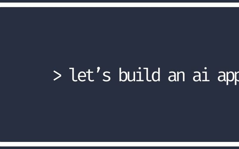 Let’s build an AI app – pt. 2