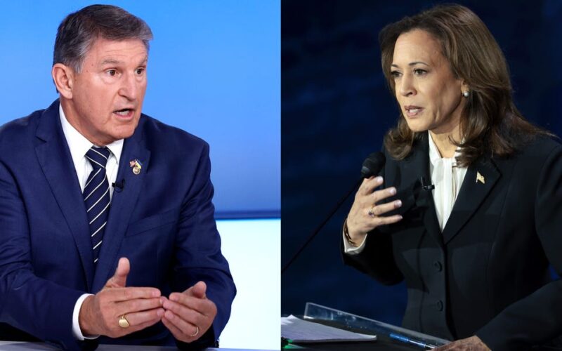 Manchin says he won't endorse Harris over her support for ending the filibuster to codify abortion rights: 'Shame on her'