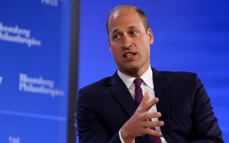 Prince William to Pick Finalists for $1.3 Million Earthshot Prize