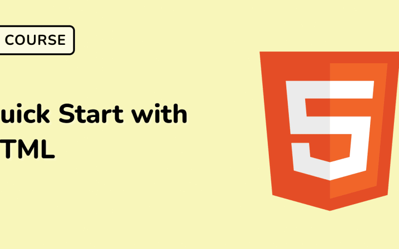 Recommended Course: Quick Start with HTML