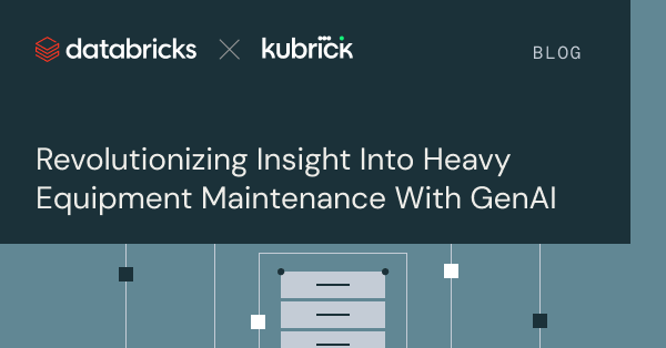 Revolutionizing Insight into Heavy Equipment Maintenance with GenAI