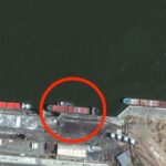 Satellite images show the Russian cargo ship that transported ballistic missiles from Iran