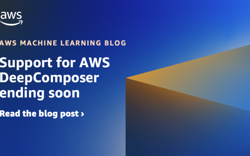 Support for AWS DeepComposer ending soon | Amazon Web Services