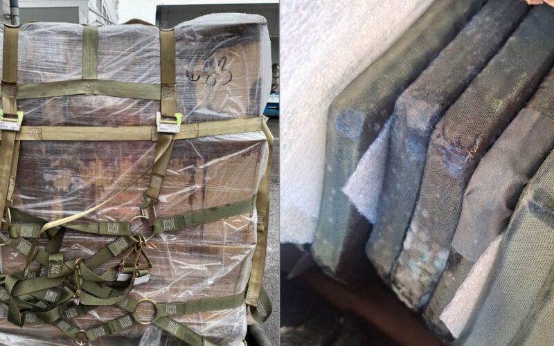 The US sent Taiwan waterlogged shipments of moldy body armor and machine guns tossed in a cardboard box, DoD watchdog says