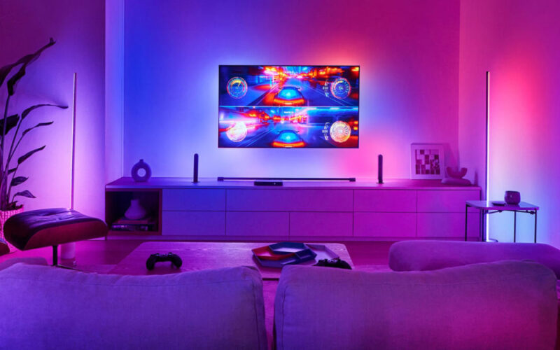 The new Philips Hue Sync Box can keep up with your game console’s framerates