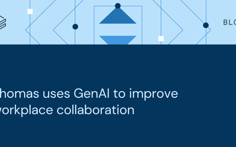 Thomas uses GenAI to improve workplace collaboration