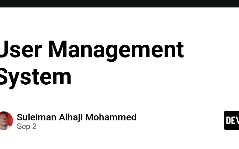 User Management System