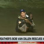 Video: Fox Weather reporter rescues a woman stranded in Hurricane Helene flood waters live on air