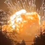 Video shows enormous explosion at Russian ammunition depot that Ukraine says housed munitions from North Korea