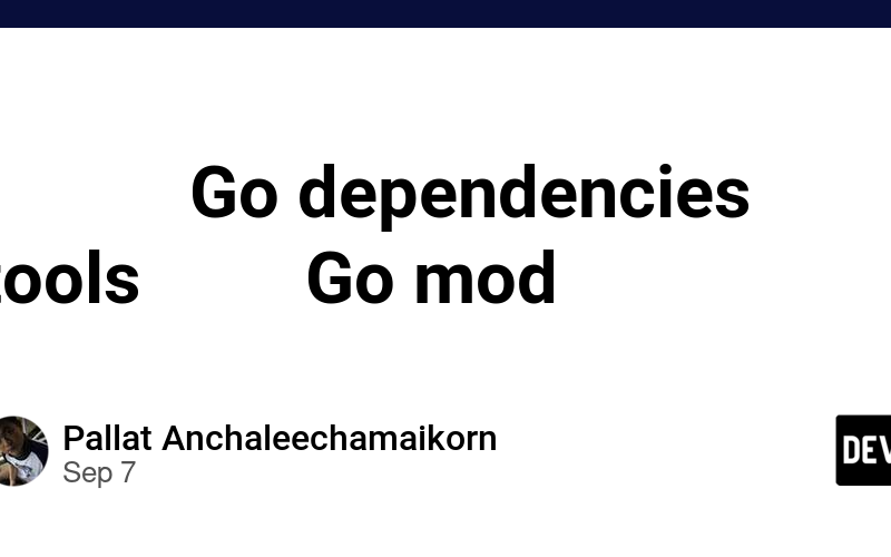 จัดการ Go dependencies tools ด้วย Go mod