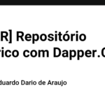 [PT_BR] Repositório Genérico com Dapper.Contrib