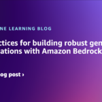 Best practices for building robust generative AI applications with Amazon Bedrock Agents – Part 2 | Amazon Web Services