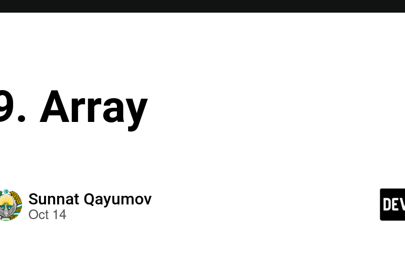 9. Array