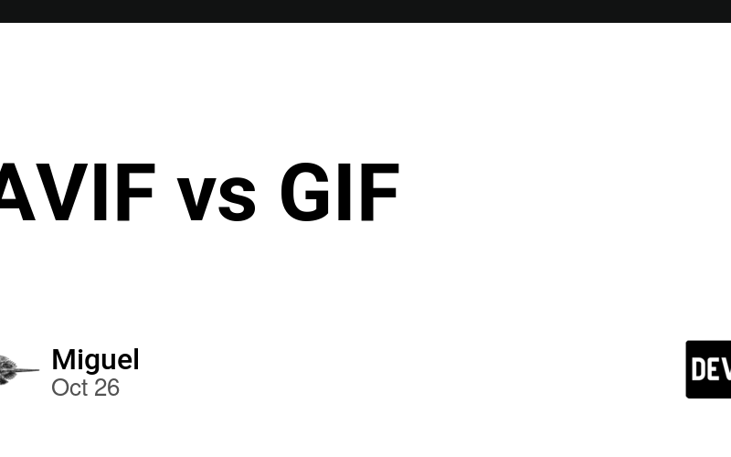 AVIF vs GIF