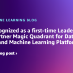 AWS recognized as a first-time Leader in the 2024 Gartner Magic Quadrant for Data Science and Machine Learning Platforms | Amazon Web Services